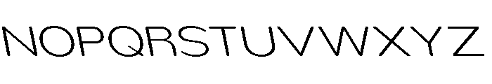 Nsai Pro Rounded Exp ExLt Sla Font UPPERCASE