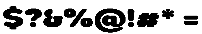 Nsai Pro Rounded Exp ExtBlk Font OTHER CHARS