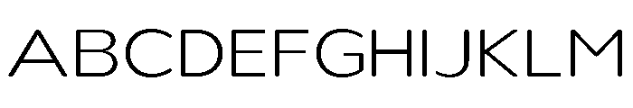 Nsai Pro Rounded Exp ExtLt Font UPPERCASE