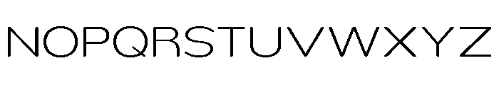 Nsai Pro Rounded Exp ExtLt Font UPPERCASE