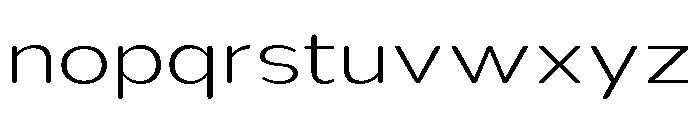 Nsai Pro Rounded Exp ExtLt Font LOWERCASE