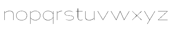 Nsai Pro Rounded Exp Hair Font LOWERCASE