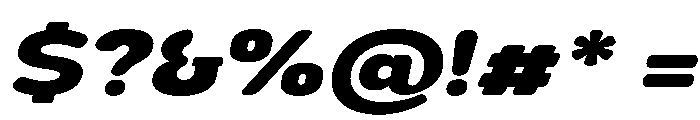 Nsai Pro Rounded Exp Heavy Ita Font OTHER CHARS