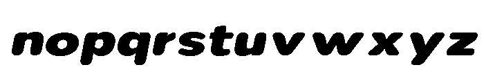 Nsai Pro Rounded Exp Heavy Ita Font LOWERCASE