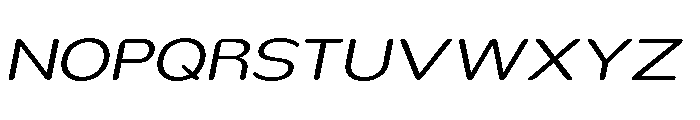 Nsai Pro Rounded Exp Light Ita Font UPPERCASE