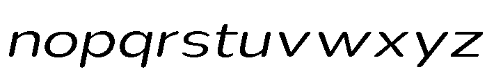 Nsai Pro Rounded Exp Light Ita Font LOWERCASE