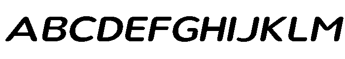 Nsai Pro Rounded Exp Med Ita Font UPPERCASE
