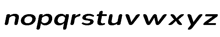 Nsai Pro Rounded Exp Med Ita Font LOWERCASE