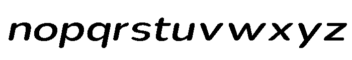 Nsai Pro Rounded Exp News Ita Font LOWERCASE