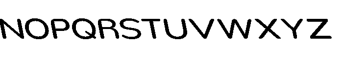 Nsai Pro Rounded Exp Slant Font UPPERCASE