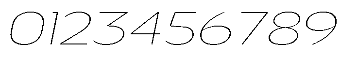 Nsai Pro Rounded Exp Thin Ita Font OTHER CHARS