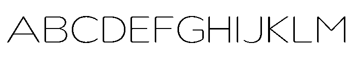 Nsai Pro Rounded Exp UltLt Font UPPERCASE
