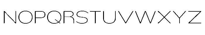 Nsai Pro Rounded Exp UltLt Font UPPERCASE