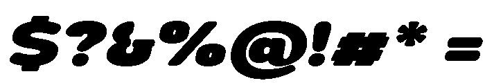 Nsai Pro Rounded Exp Ultra Ita Font OTHER CHARS