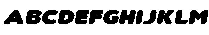 Nsai Pro Rounded Exp Ultra Ita Font UPPERCASE