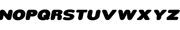 Nsai Pro Rounded Exp Ultra Ita Font UPPERCASE