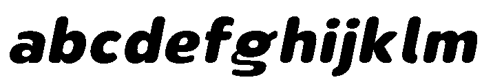 Nsai Pro Rounded ExtBd Ita FONT