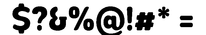 Nsai Pro Rounded Narrow ExtBd Font OTHER CHARS
