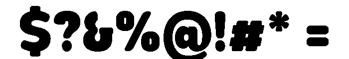 Nsai Pro Rounded Narrow ExtBlk Font OTHER CHARS