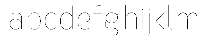 Nsai Pro Rounded Narrow Hair FONT