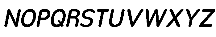 Nsai Pro Rounded Narrow Med Ita Font UPPERCASE
