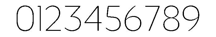 Nsai Pro Rounded Narrow UltLt Font OTHER CHARS