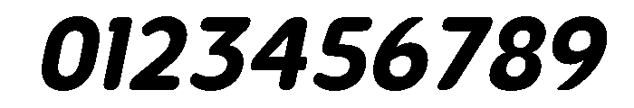 Nsai Pro Rounded Nr Bd It Font OTHER CHARS
