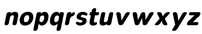 Nsai Pro Rounded Nr Bd It Font LOWERCASE