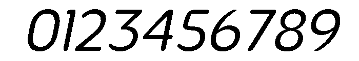 Nsai Pro Rounded Nr Bk It Font OTHER CHARS