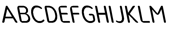 Nsai Pro Rounded Nr Bk Sla Font UPPERCASE