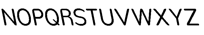 Nsai Pro Rounded Nr Bk Sla Font UPPERCASE