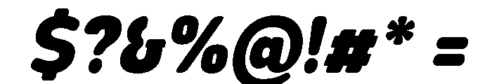 Nsai Pro Rounded Nr Blk It Font OTHER CHARS