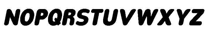 Nsai Pro Rounded Nr Blk It Font UPPERCASE