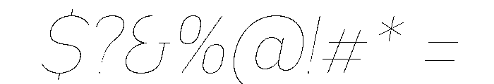 Nsai Pro Rounded Nr Hr It Font OTHER CHARS
