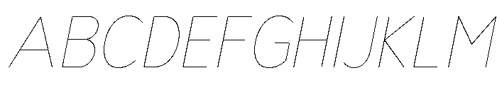 Nsai Pro Rounded Nr Hr It Font UPPERCASE