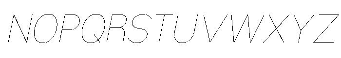 Nsai Pro Rounded Nr Hr It Font UPPERCASE