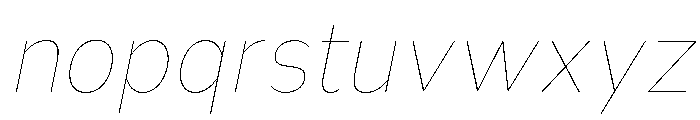 Nsai Pro Rounded Nr Hr It Font LOWERCASE