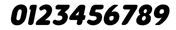 Nsai Pro Rounded Nr Hv It Font OTHER CHARS