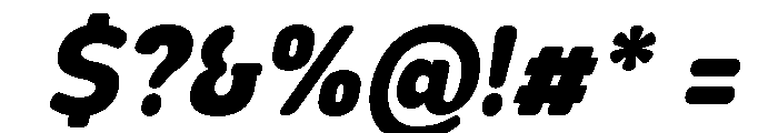 Nsai Pro Rounded Nr Hv It Font OTHER CHARS