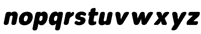 Nsai Pro Rounded Nr Hv It Font LOWERCASE