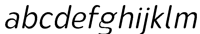 Nsai Pro Rounded Nr Lt It FONT