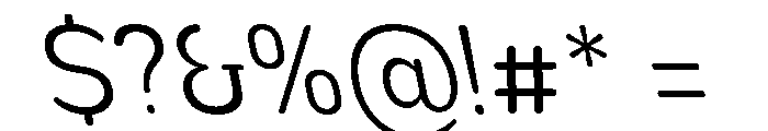 Nsai Pro Rounded Nr Lt Sla Font OTHER CHARS