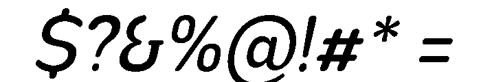 Nsai Pro Rounded Nr Nw It Font OTHER CHARS