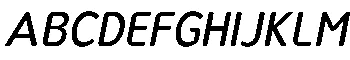 Nsai Pro Rounded Nr Nw It Font UPPERCASE