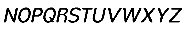 Nsai Pro Rounded Nr Nw It Font UPPERCASE