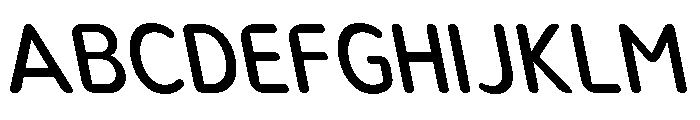 Nsai Pro Rounded Nr Nw Sla Font UPPERCASE