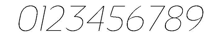 Nsai Pro Rounded Nr Th It Font OTHER CHARS