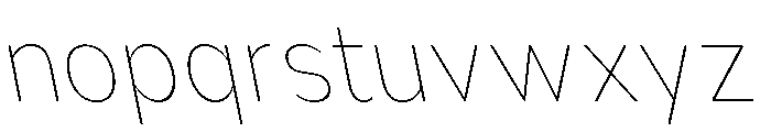 Nsai Pro Rounded Nr Th Sla Font LOWERCASE