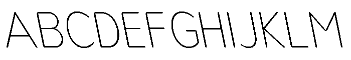 Nsai Pro Rounded Nr UL Sla Font UPPERCASE