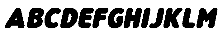 Nsai Pro Rounded Nr Ult It Font UPPERCASE